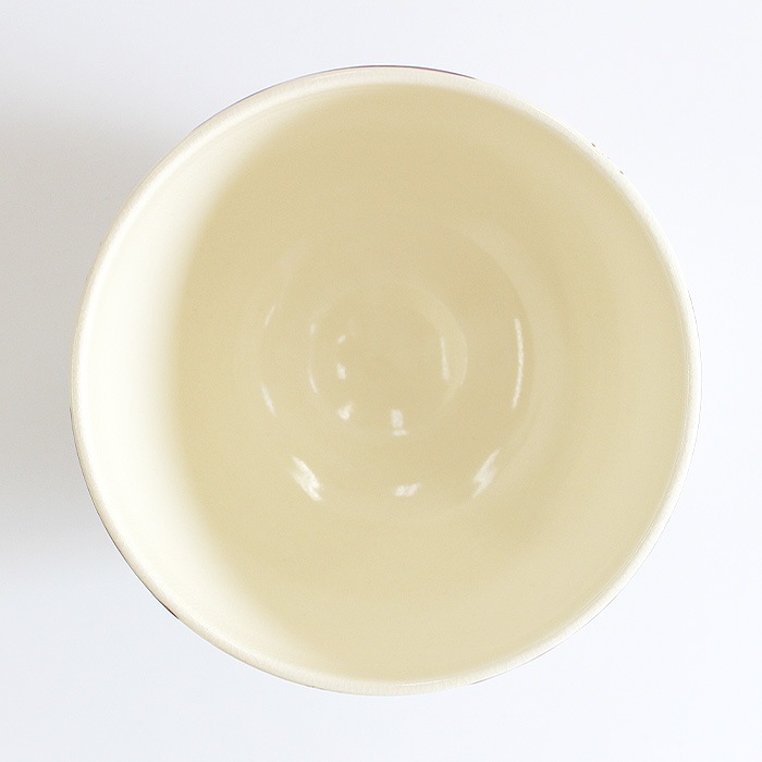 京焼 西川實 作 塩釉葉文流 水指 共箱 茶碗 茶道具 抹茶碗 美品 です