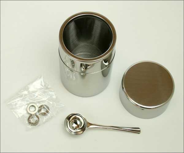 茶道具 抹茶ふるい 近藤さんの茶篩缶 【 中サイズ 】