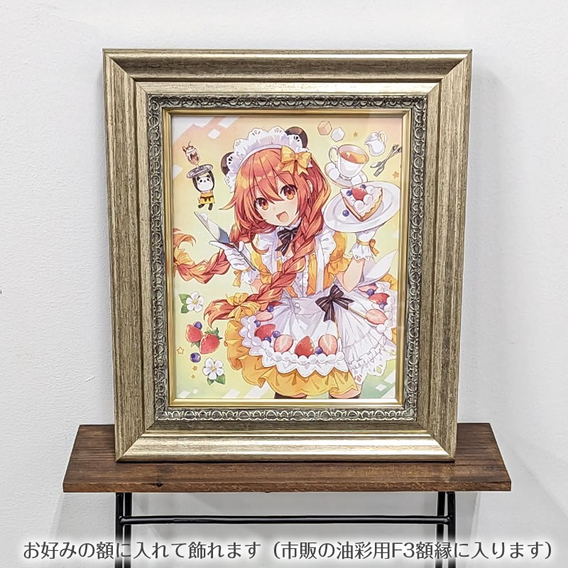 はしぐちみよこ「ひまわりの風」油彩F3号 画面右下・キャンバス裏に