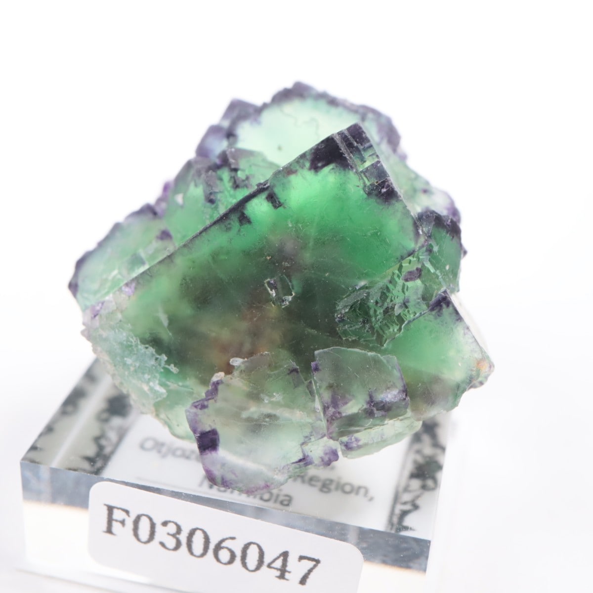 451 オコルス鉱山 フローライト クリア×ブルーグリーン 蛍石 451