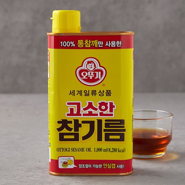 オットギ] ごま油（缶）1000ml / 韓国調味料 調味料 韓国胡麻油 韓国