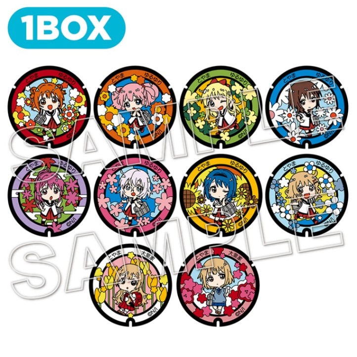 ゆるゆり購買部＞【ゆるゆり＆大室家】トレーディングラバーコースター