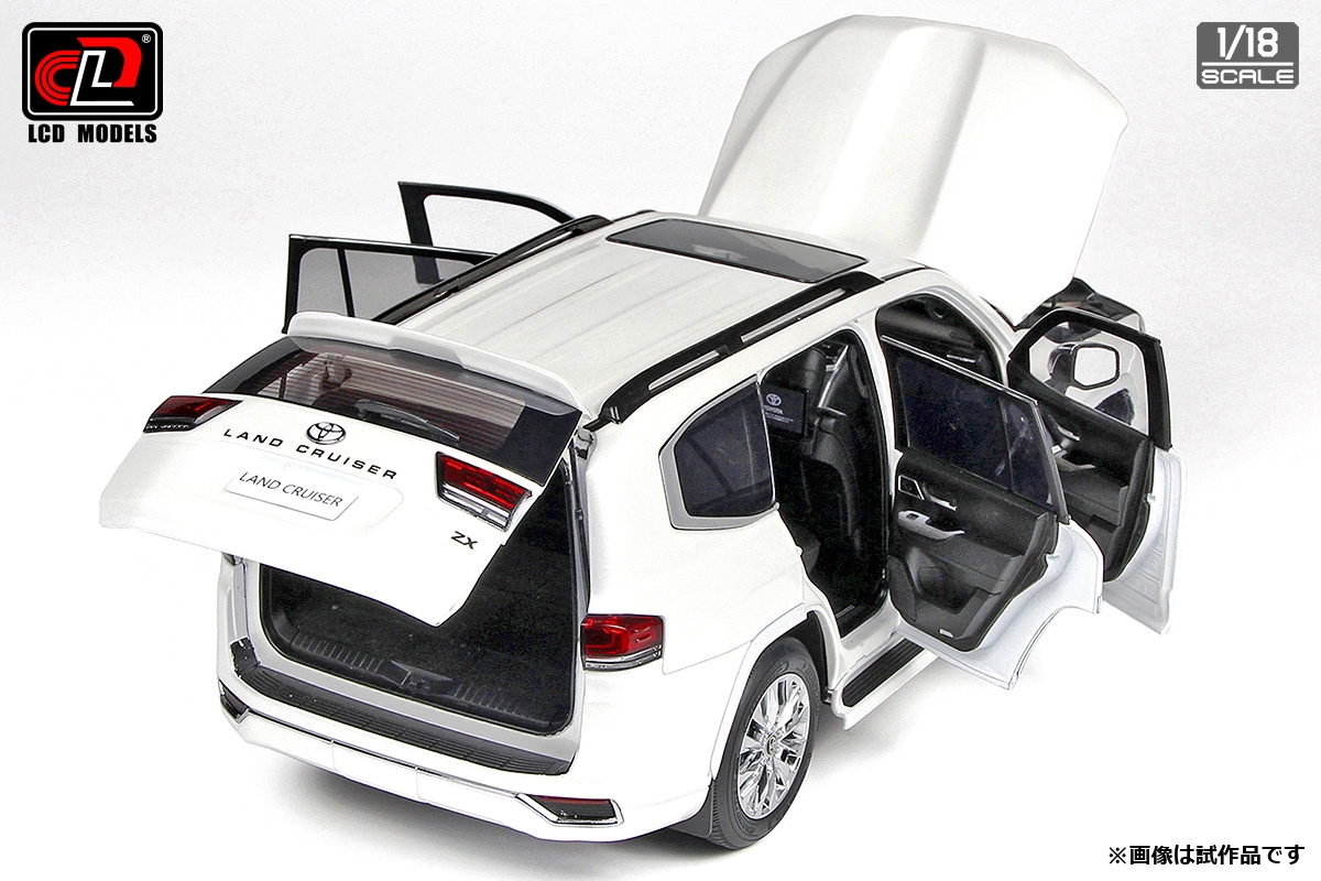 TOYOTA】ランドクルーザー カラーサンプル 白 TOYOTA