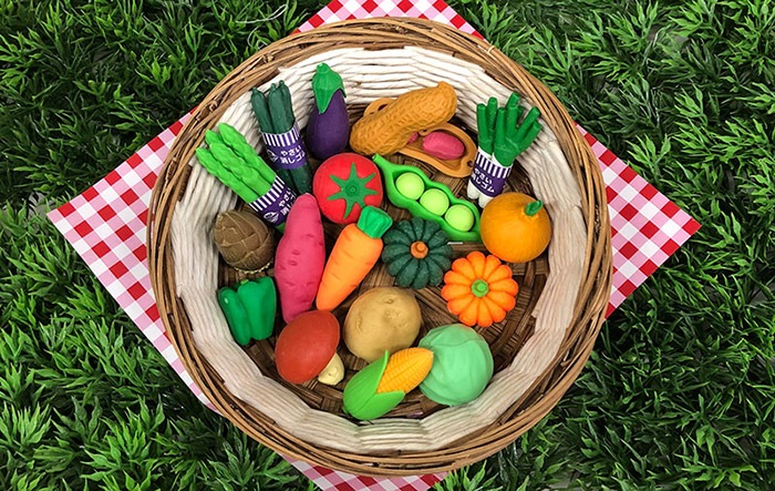 やさい消しゴム［60個入］ | 60個セット,食べ物のなかま | おもしろ