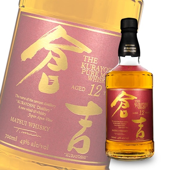 松井酒造 マツイピュアモルトウイスキー 倉吉 12年(限定商品) カートン