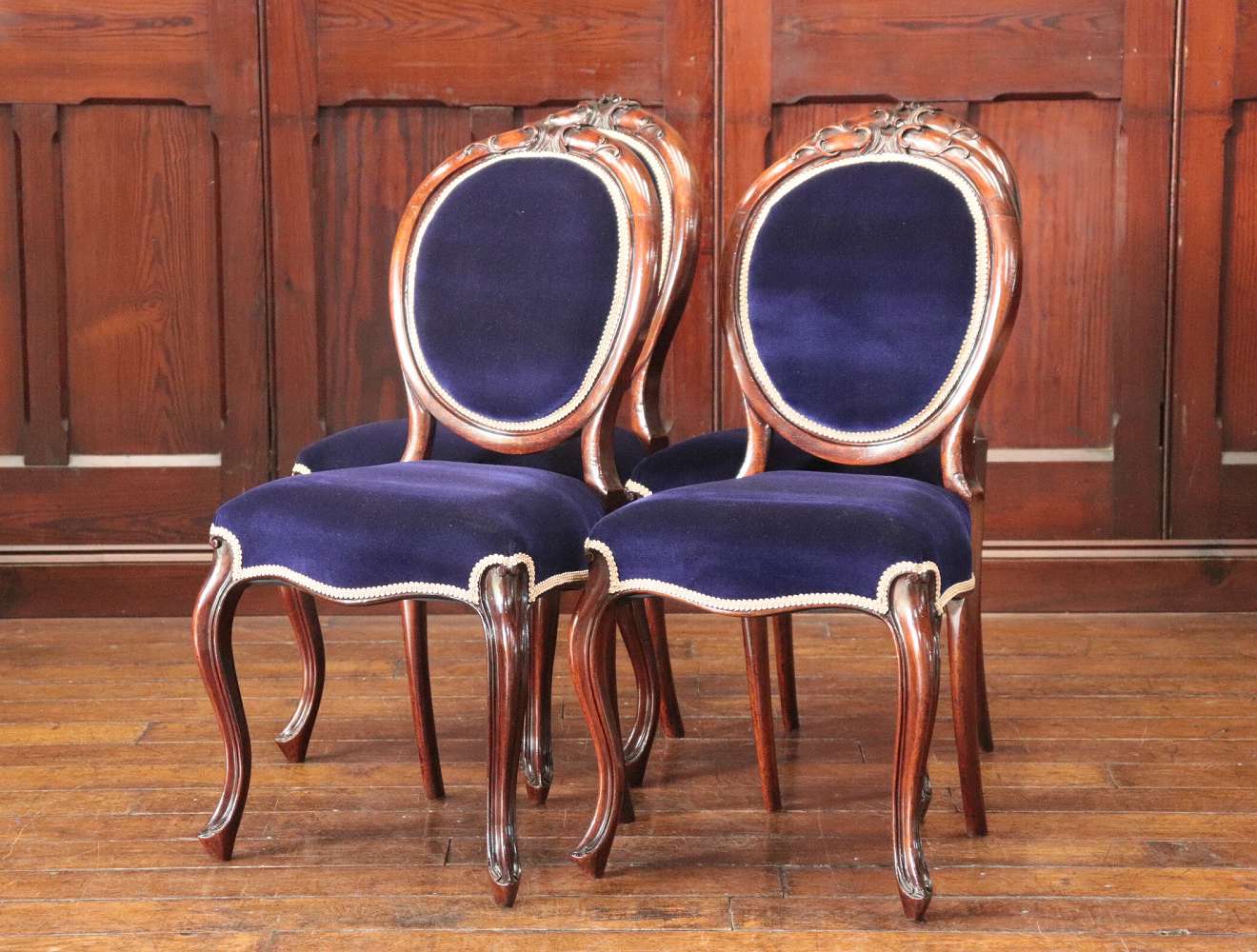 英国アンティーク ゴシック様式木製チェア 椅子 ラタン籐張り 西洋