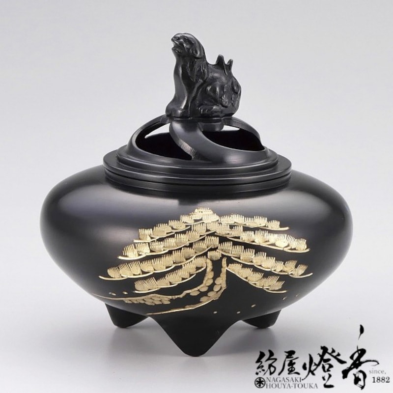 時代物 古銅 銀象嵌 香炉 【公式通販】