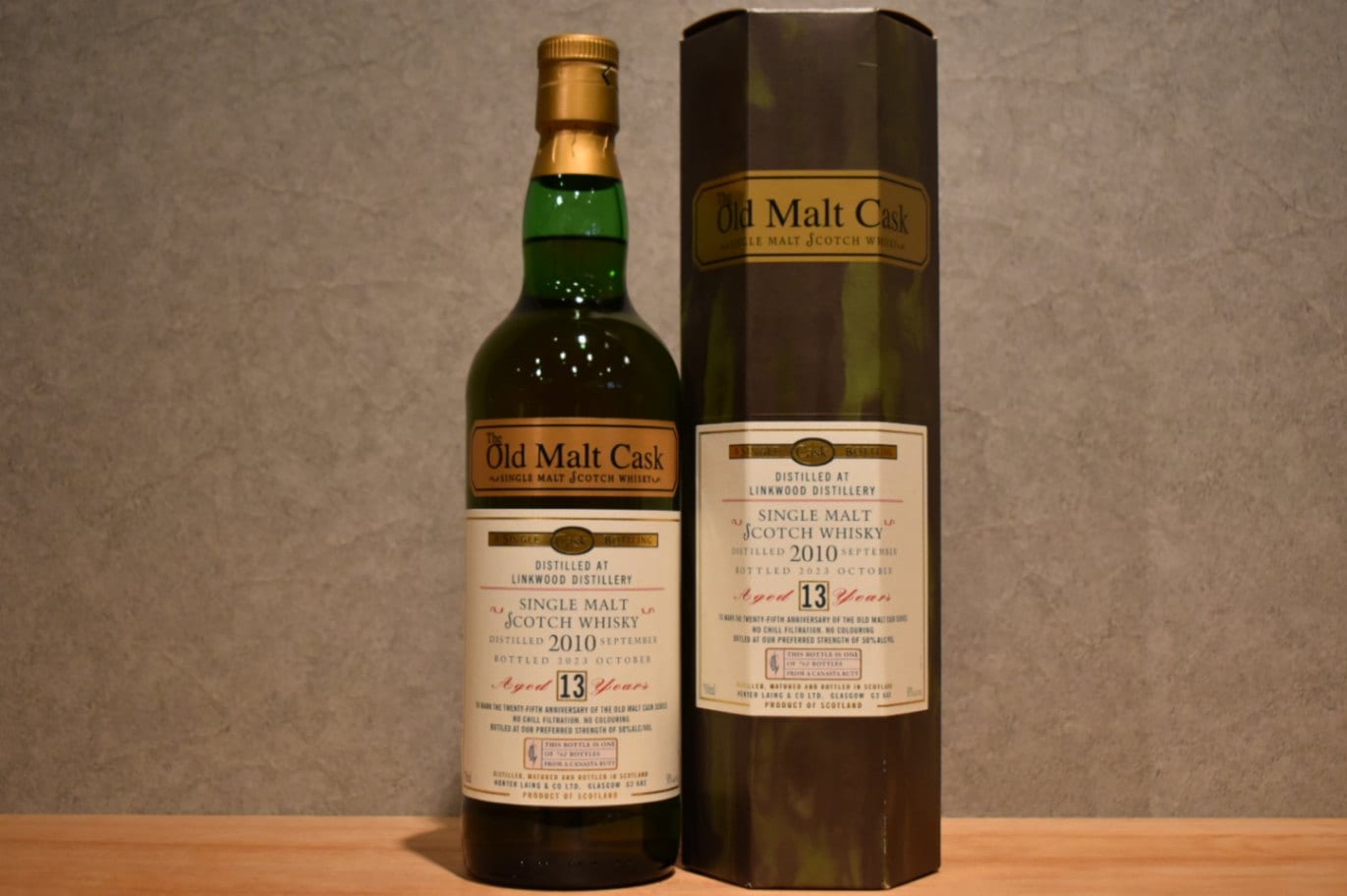 OMC 25周年記念ボトル リンクウッド 2010 13年 シェリー 正規品 50.0