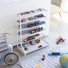 希少品】トミカ 店頭ディスプレイラック ホワイト/レッド 希少品
