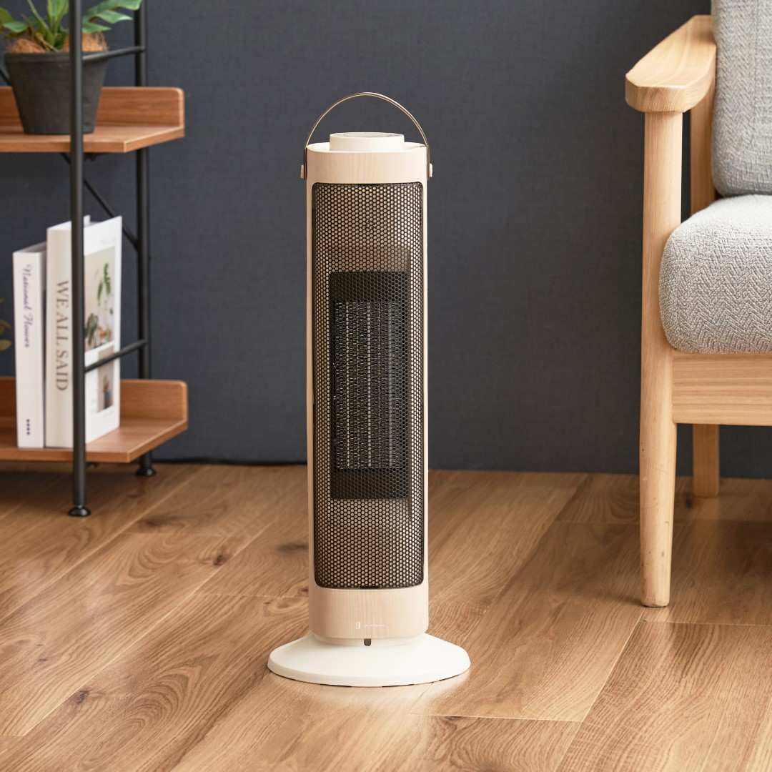 CORONAタワー型電気ヒーター シルバー CORONAタワー型電気ヒーター