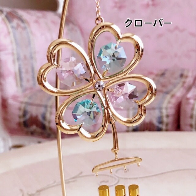 スワロフスキー クリスタル置物 ハープ スワロフスキー クリスタル置物