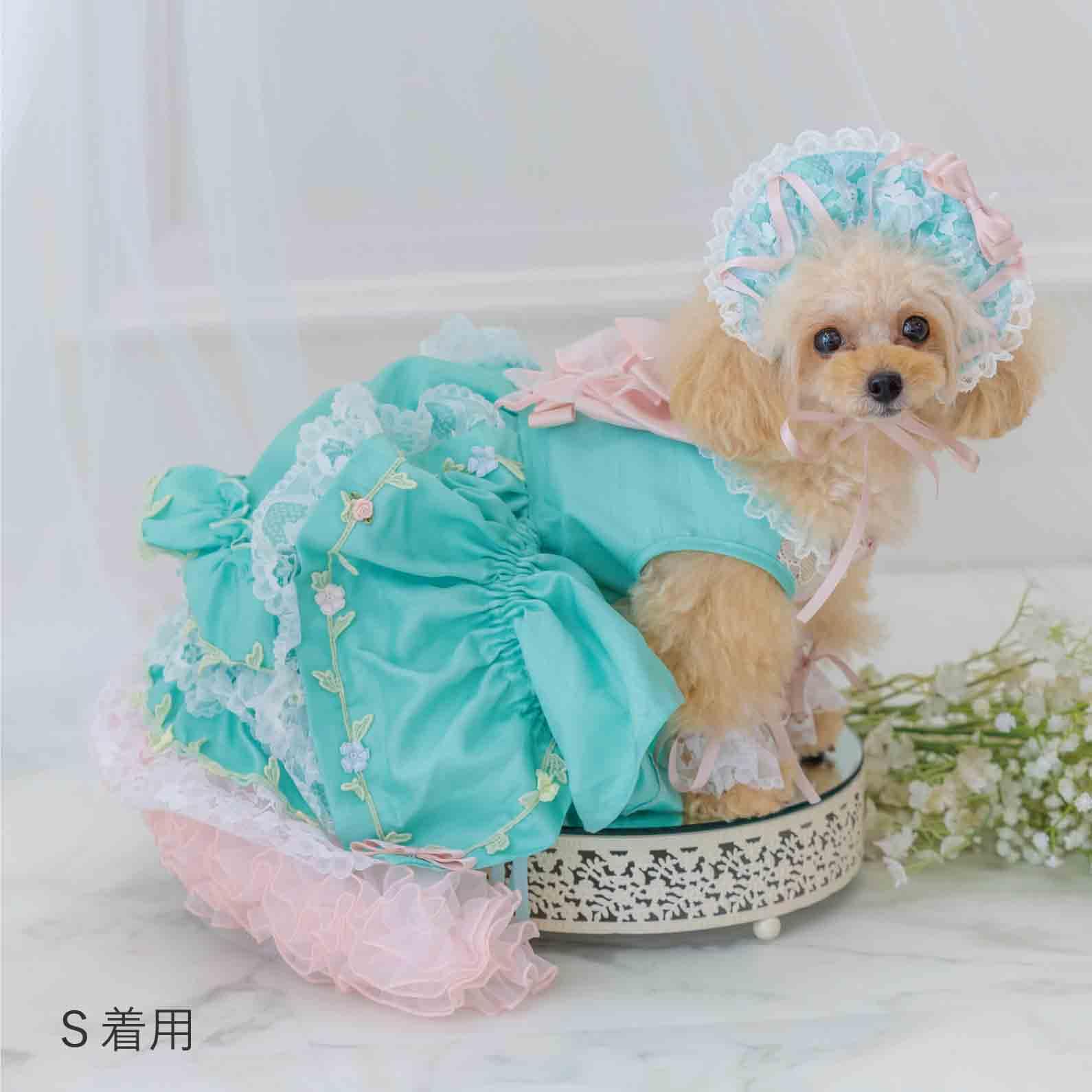 イタリアブランド for pets only 花びらのドレス ミラクルエシェル