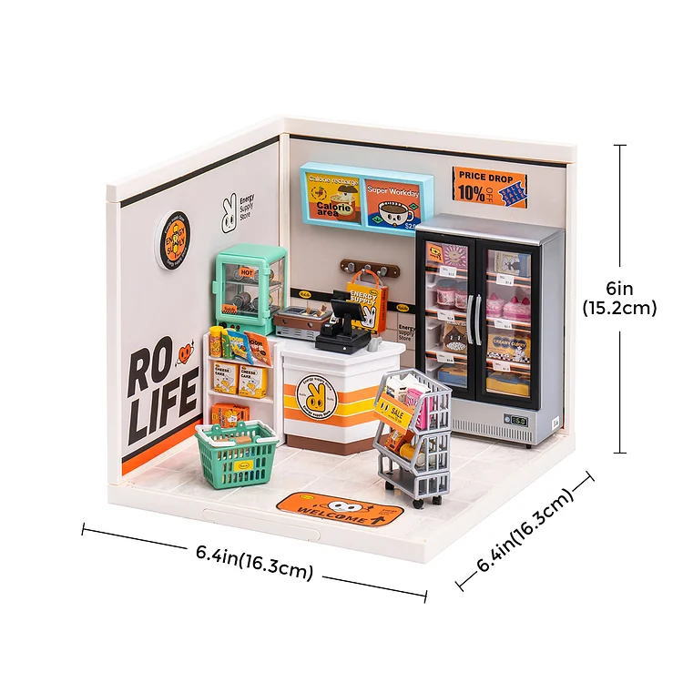 ROBOTIME ROLIFE DIY ミニチュアハウス スーパークリエイターシリーズ