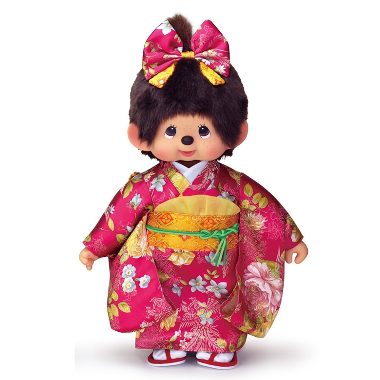 振袖モンチッチ Lサイズ 女の子|【ぬいぐるみのセキグチ】メーカー公式通販