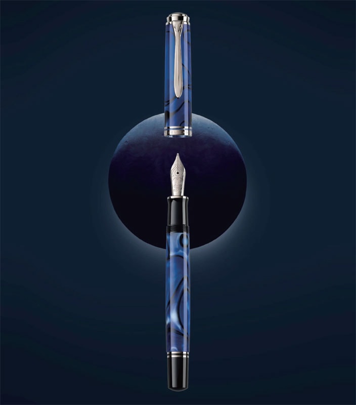 ペリカン 特別生産品 M805 ブルーデューン 万年筆 (吸入式) | すべての