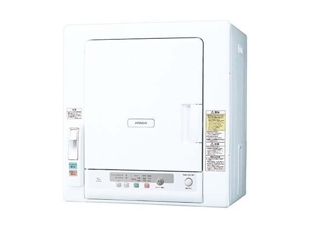 日立 HITACHI 衣類乾燥機 乾燥容量6.0kg ピュアホワイト DE-N60HV(W