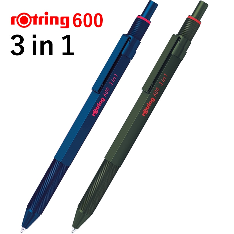 Rotring/ロットリング 600 3in1 多機能ペン/2色ボールペン+シャープ