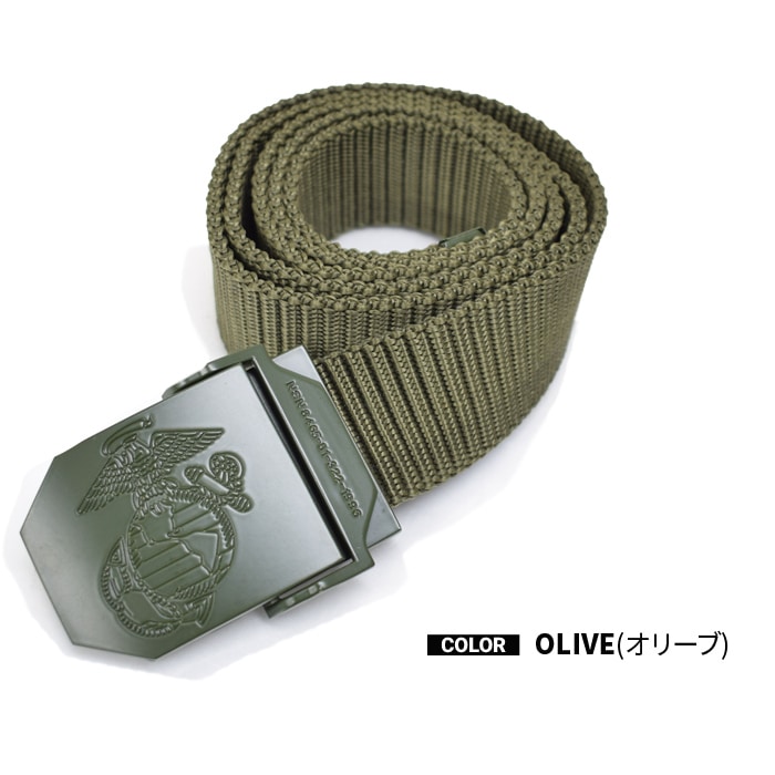USタイプ USMC ロゴ入り ユーティリティベルト ミリタリーベルト