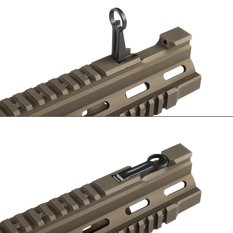 東京マルイHK417ショップ流速フルカスタムMlokハンドガード等