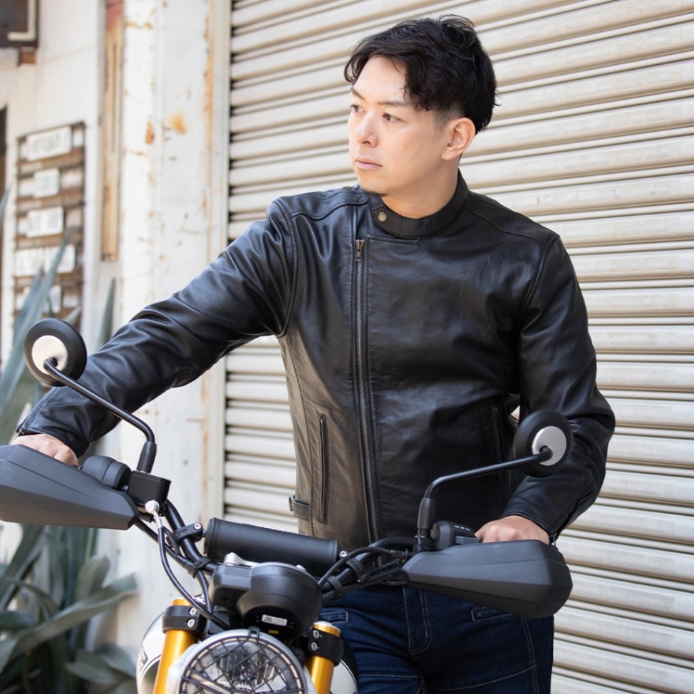 シングルライダース XL デグナー シングル ライダース XL 焦茶色