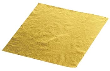 純金箔極薄 110×110mm 厚0.1～0.2μm ※クロネコゆうパケット不可。対応