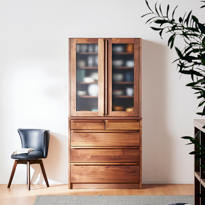 大川家具 食器棚 木製 キッチンボード | オオカワセレクト 大川家具の