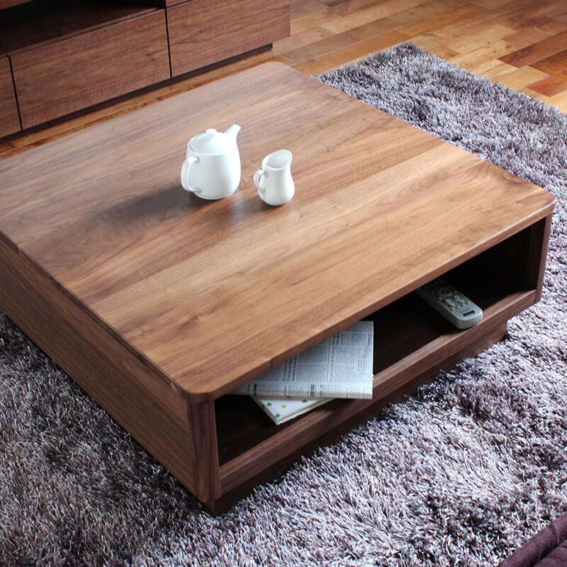 美品】大川家具 タイル付き テスタ TESTA センターテーブル 可愛い 開