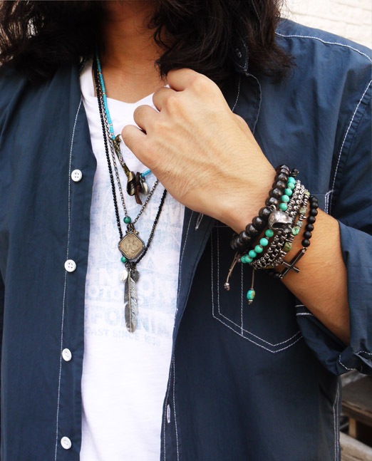 m.cohen エムコーエン ネックレス ビーズ ジョニーデップ 着用 M.Cohen