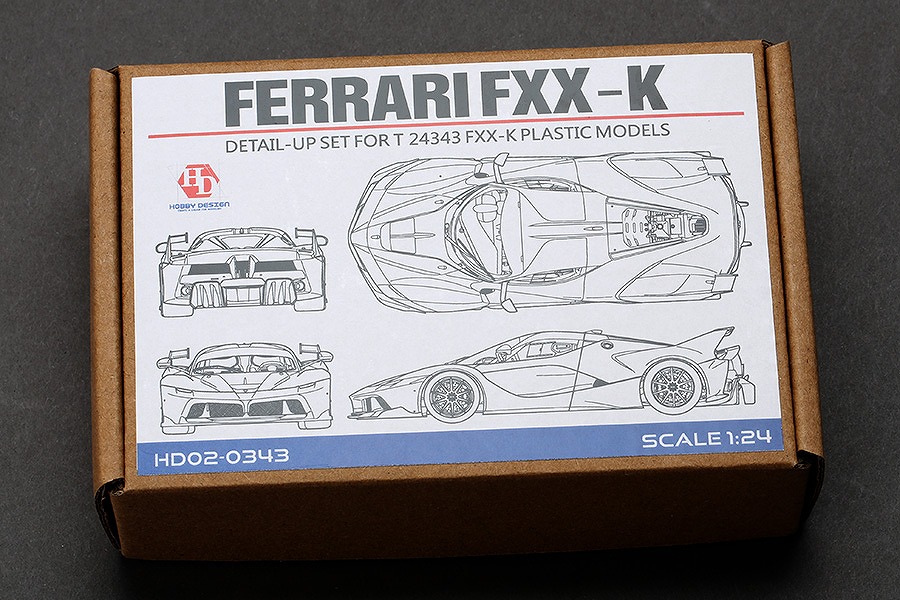 タミヤ フェラーリFXX 純正エッチングパーツ付き1/24 未組立中古品