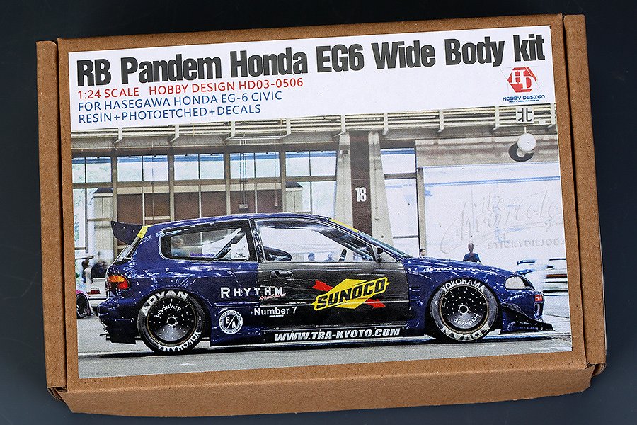 デカール加工品 1/18 ONEMODEL パンデム ホンダ シビック EG6 デカール