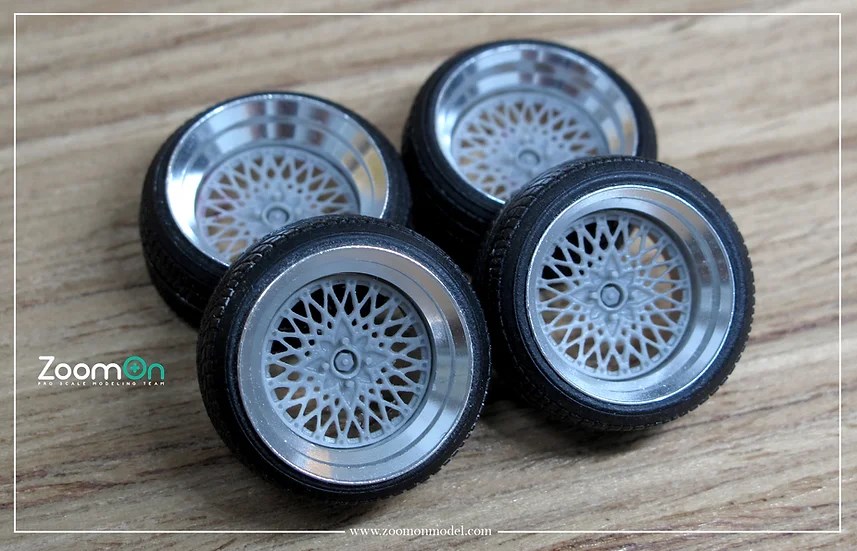 1/43 スバル レオーネ改 A22 SSRメッシュ アルミ製 深リム SSR SSR