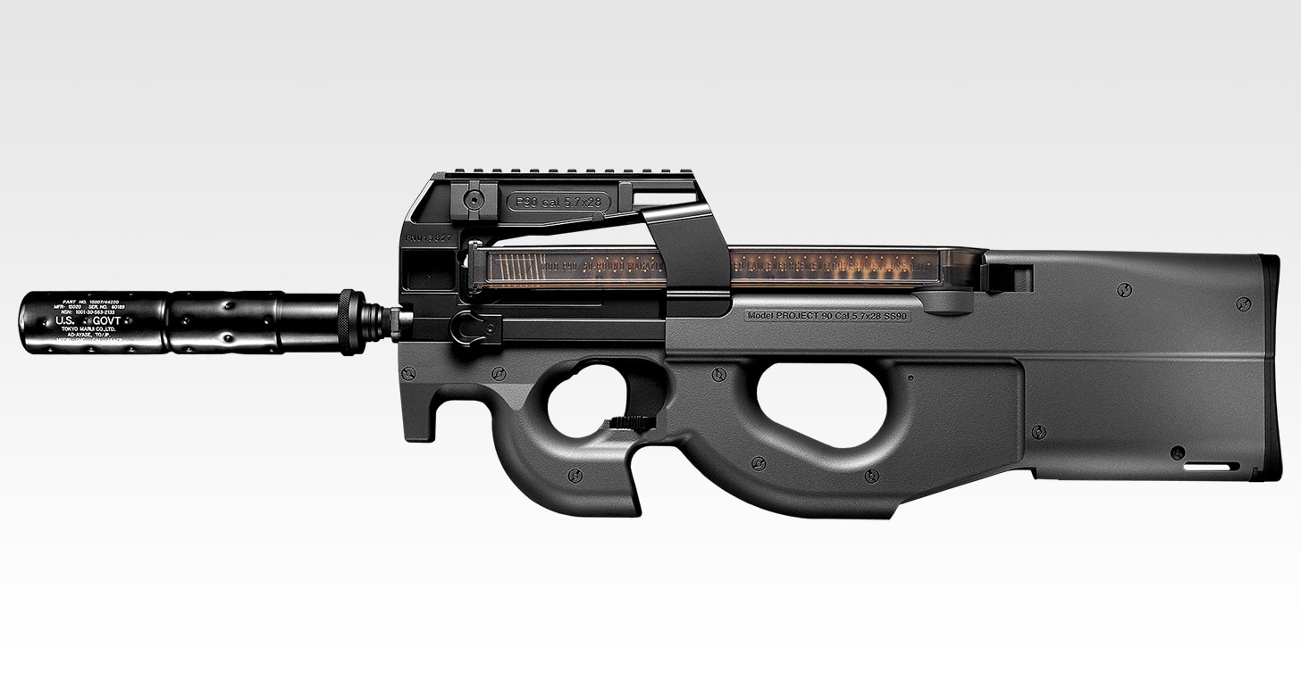 お得セット】貴重な外装カスタム 東京マルイP90 TR スタンダードタイプ