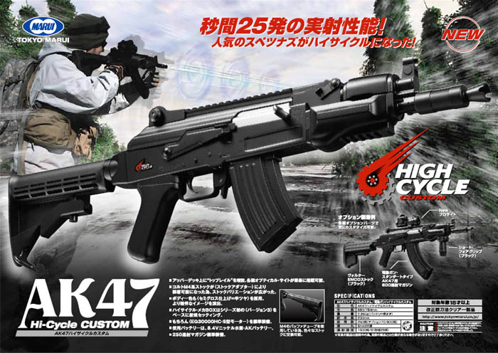 東京マルイ ak47ハイサイクル 他 フルセット 東京マルイ ak47ハイサイクル 他 フルセット