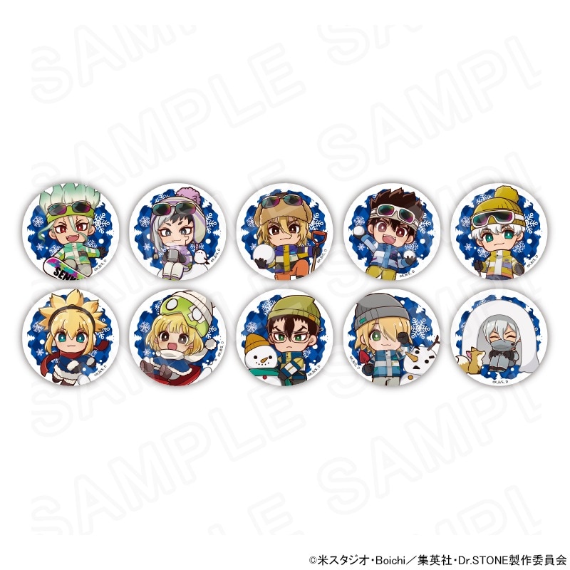 Dr.STONE サバゲー 缶バッジ ゲン 7点 Dr.STONE サバゲー 缶バッジ