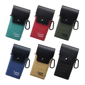 ダーツケースカバー（黒、ステッチ:紺） ダーツケース COSMO DARTS Fit