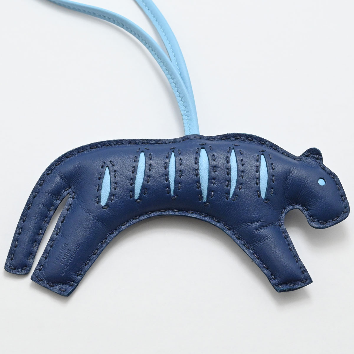 エルメス HERMES ルールー チャーム ブルーマルト/セレスト