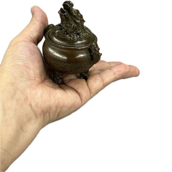 銅器 手炉暖 手炉 香炉 香篆身辺手暖炉 檀香 装飾品 工芸品 美術品