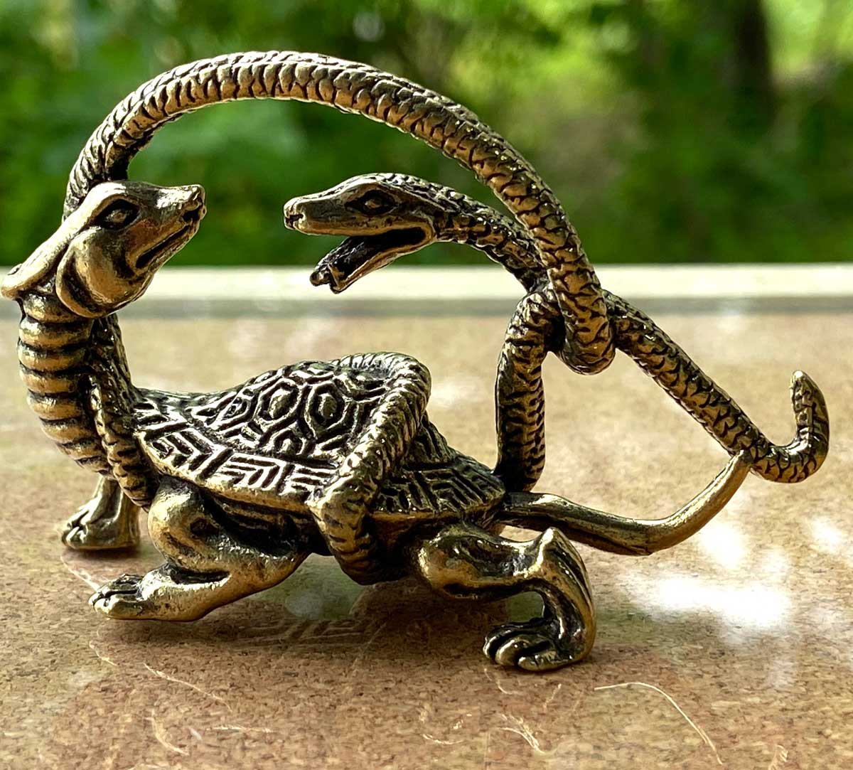 中国美術 古青銅 神獣 四獣 玄武 中国美術 古青銅 神獣 四獣 玄武