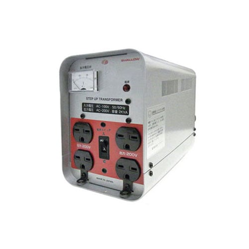 人気，100%新品 アップトランス 昇圧器 変圧器 100Vから200v 1200W