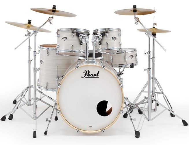 ティンバレス Pearl 8インチ、10インチ アクリル パール ドラム
