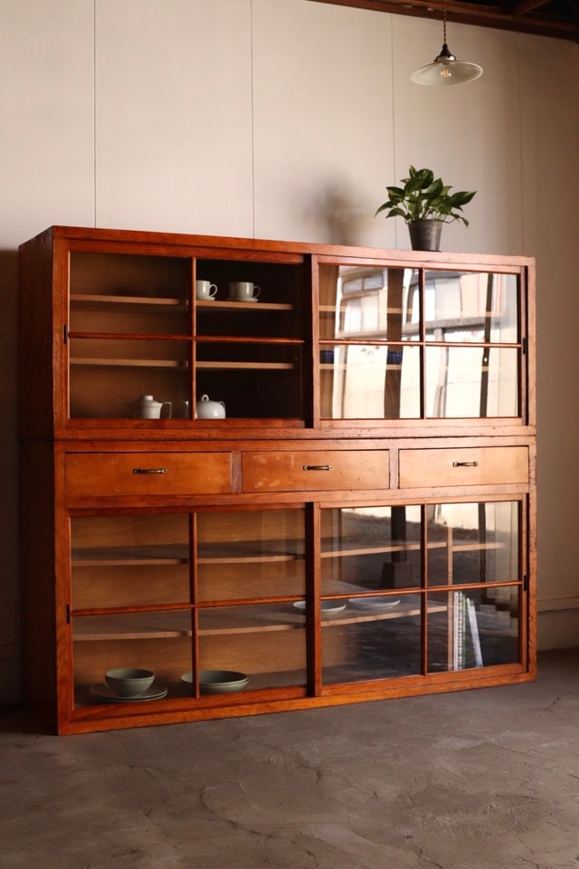 mold☆最終値 水屋 食器棚 アンティーク 古民家蔵出し 箪笥 古い家具