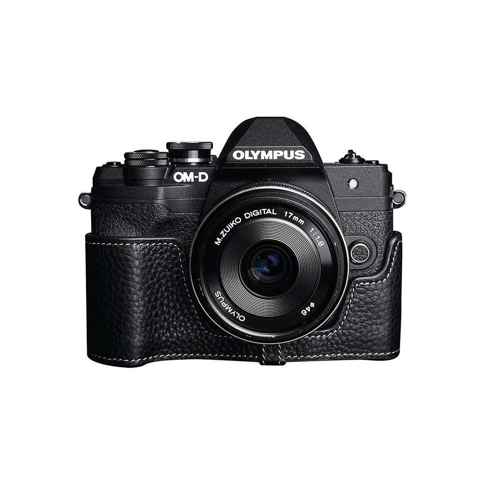 TP Original OLYMPUS E-M10 Mark IV 用 ボディーハーフケース ブラック