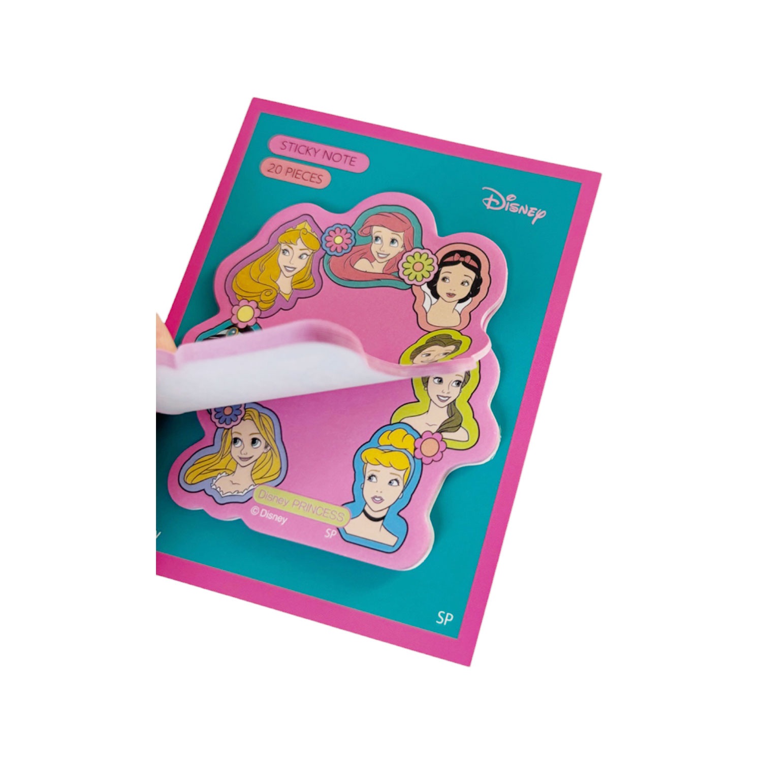 公式] ノスタルジカ ディズニープリンセス ダイカット付箋 PINK