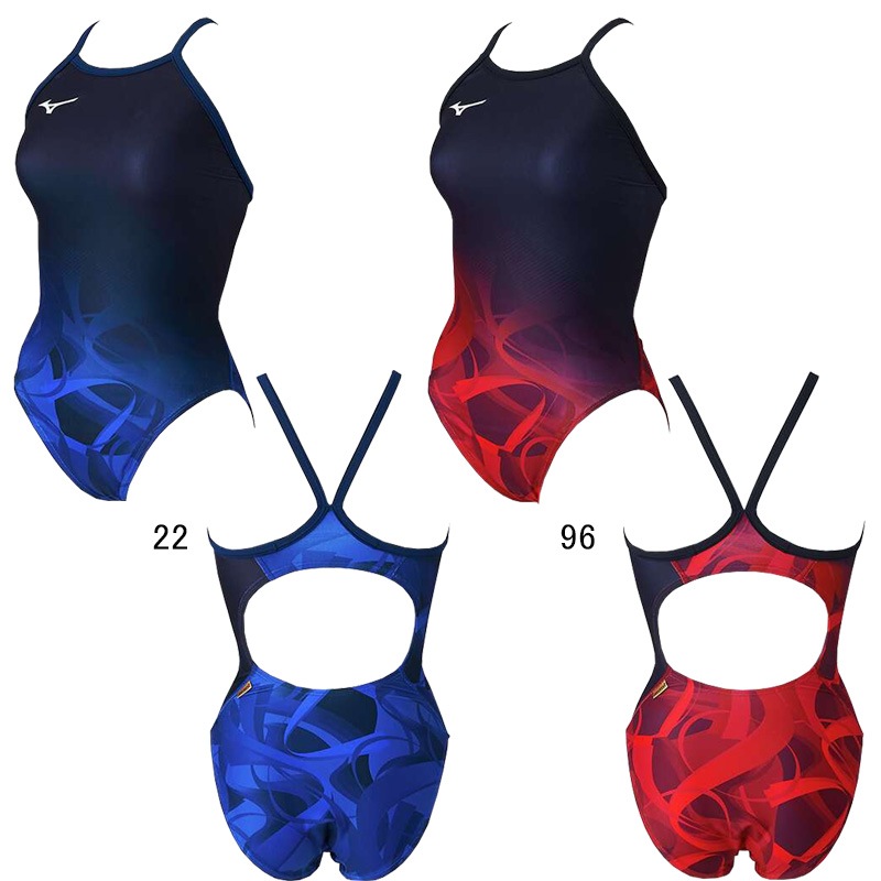 Mizuno 競泳水着 Sサイズ レッド/ブラックjssロゴ Mizuno 競泳水着 S