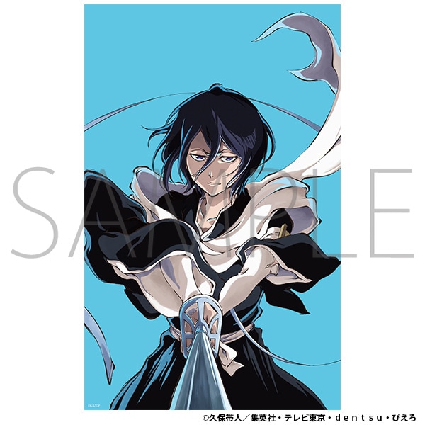 BLEACH 千年血戦篇 クリアポスター 朽木ルキア CALL YOUR NAME VISUAL