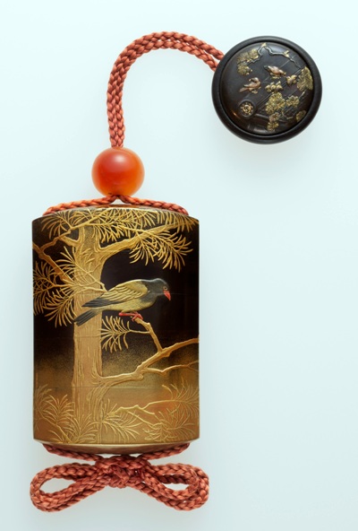 牛と農夫の図 蒔絵印籠 江戸時代中期 蒔絵博物館/作品展示室/中