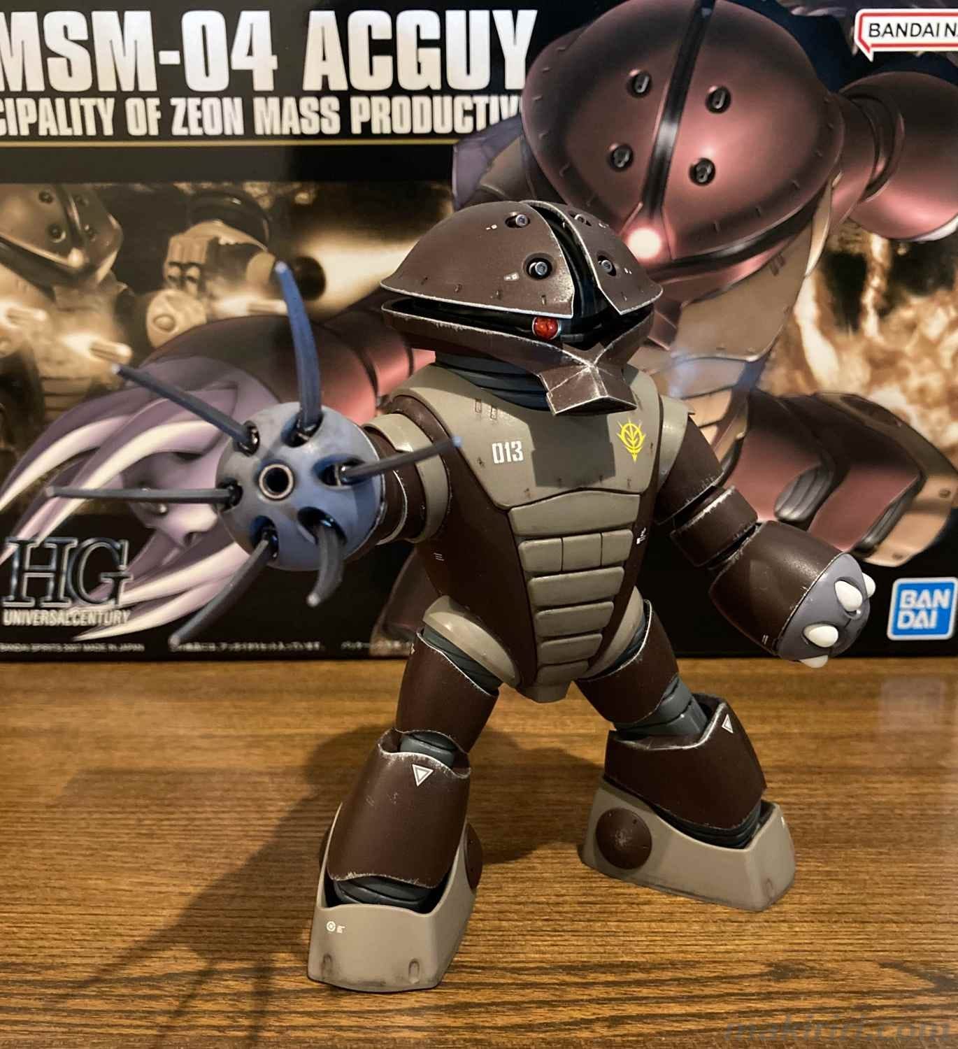 ガンプラ HGUC 1/144 MSM-04 アッガイ 都市迷彩 完成品 ガンプラ HGUC