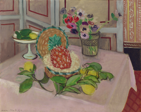 Henri Matisse 花瓶と果物 リトグラフ 額縁入り Still Life: Pineapple