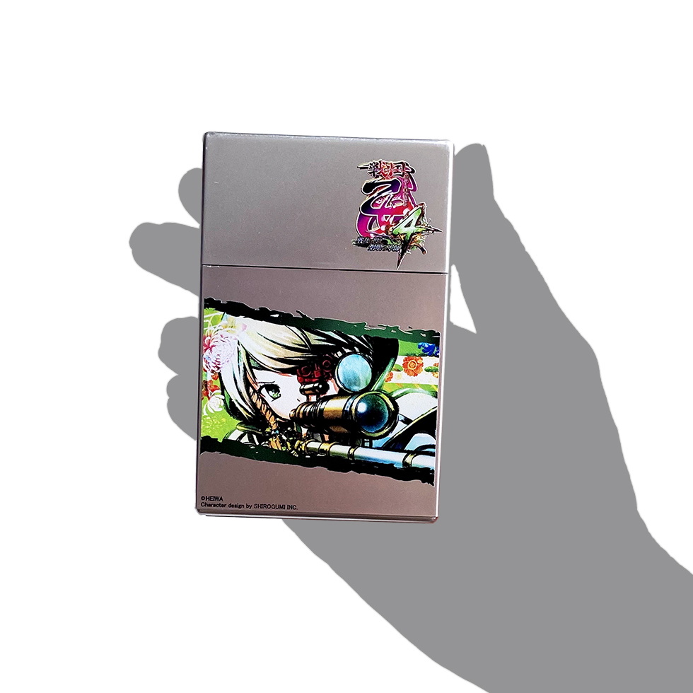 戦国乙女 シガーケース【カンスケ柄/シルバー】 | キュイン萌ーる