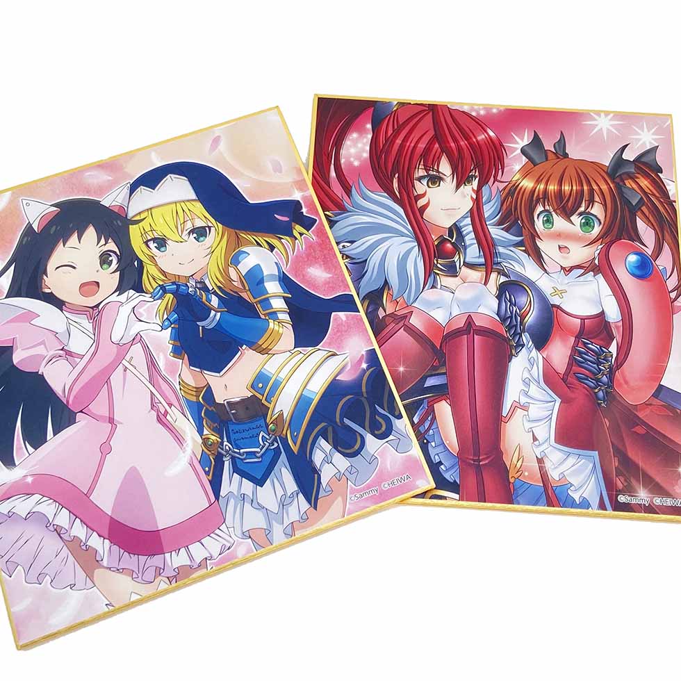 ツインエンジェル×戦国乙女 コラボ第三弾ミニ色紙（ソウリン・クルミ